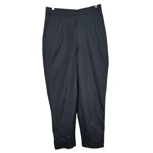 Womens FootJoy DryJoys Black Golf Rain Pants Hi Rise 100% Polyester Size M